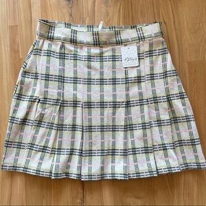 Free people plaid skirt!